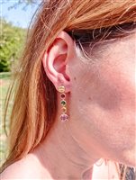 Vicenza - Piazzetta Palladio 2 - Pendientes Marco Bicego Mujer Jaipur in Oro amarillo Pietre dure OB901-MIX01 - OB901-MIX01
